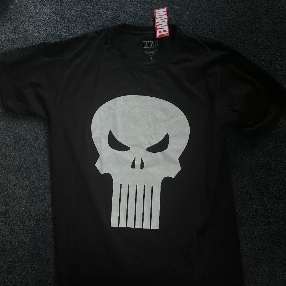 Punisher Skull Black T-Shirt